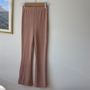 Blush Pink Flare Cut Pants